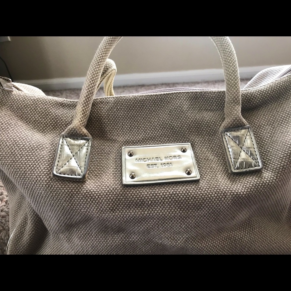 USED Michael Kors mini duffle bag